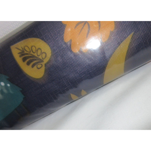 Navy Woodland Creature Owl Fox Vinyl Tablecloth by Huntington Home - 60”x84” NEW - Picture 3 of 6